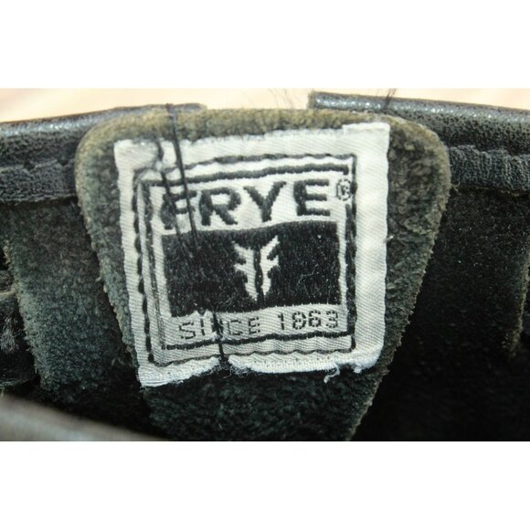 *Frye Engineer 8R Buckle Strap Moto Inspired Leather Ankle Boots Sz 10.5 Inches - Picture 9 of 10